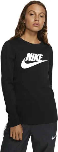 Лонгслив женский Nike BV6171 черный XL