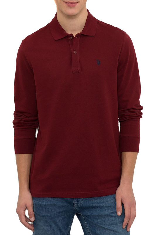 Лонгслив мужской U.S. POLO Assn. G081GL0820GTP01SK20 красный XS