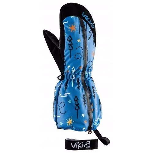 Варежки Горнолыжные Viking 2021-22 Snoppy Kids Blue (Inch (Дюйм):2)