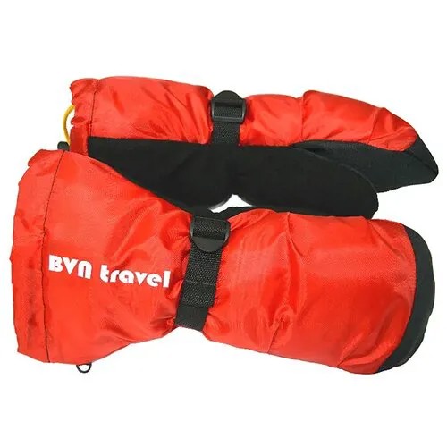 Варежки BVN travel, размер M, красный