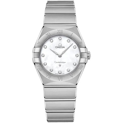 Наручные часы OMEGA женские Наручные часы Omega 13110286055001 кварцевые, белый