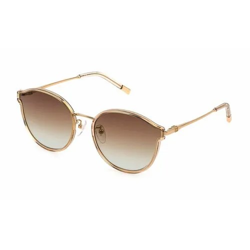 Солнцезащитные очки Escada C25-300Y, бабочка, оправа: металл, для женщин, золотой
