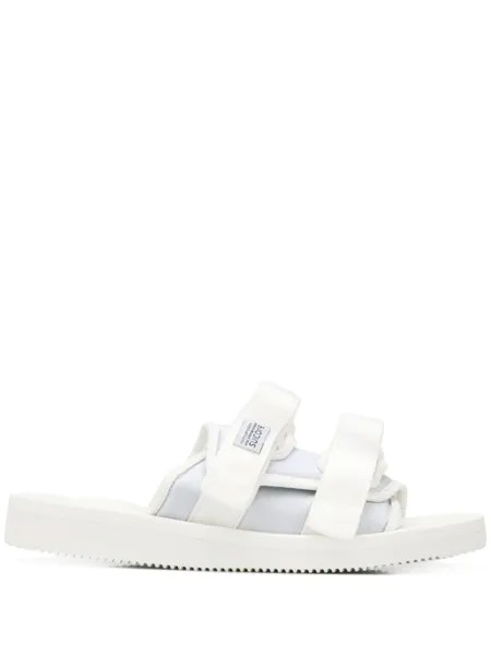 Suicoke шлепанцы с ремешками, белый
