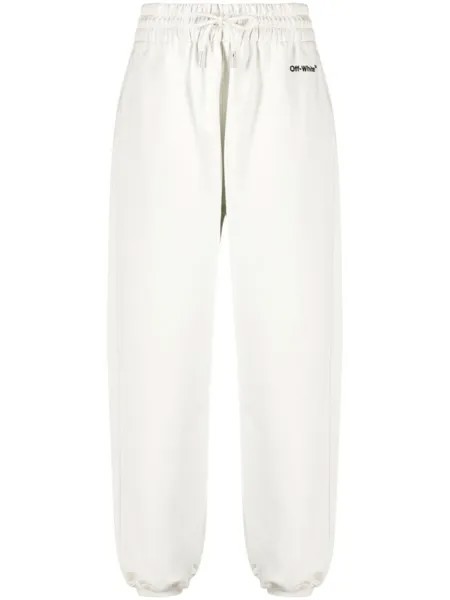 Спортивные брюки с вышитым логотипом Off-White, белый