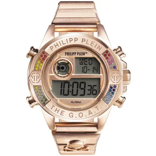 Наручные часы PHILIPP PLEIN Наручные часы Philipp Plein PWFAA0721 с хронографом, серый, розовый