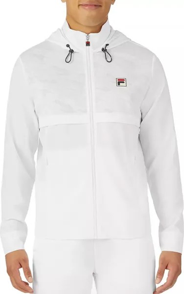 Мужская спортивная куртка Fila белого цвета, белый/камуфляж