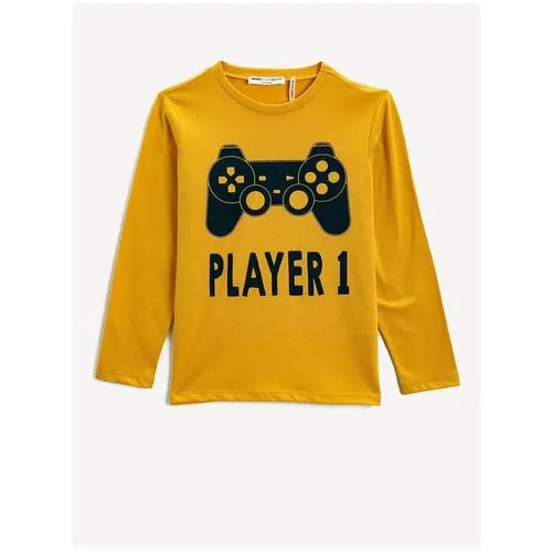 Лонгслив KOTON BOYS, 2KKB16949OK, цвет: MUSTARD, размер: 6-7