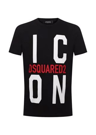 Хлопковая футболка Dsquared2