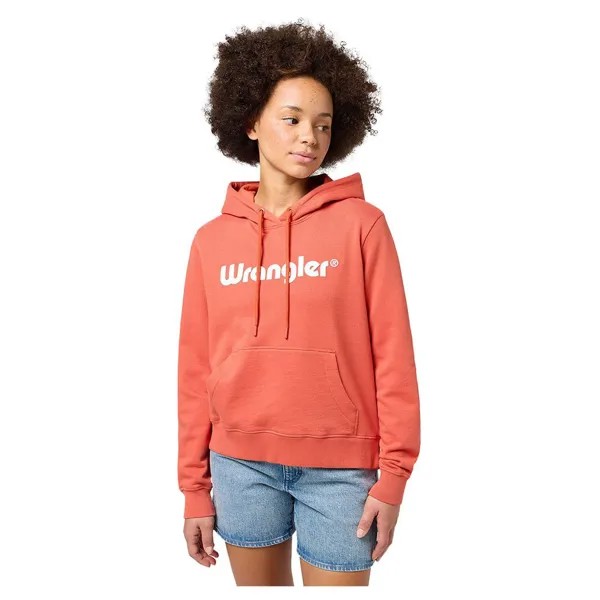 Худи Wrangler 112350336 Regular, оранжевый