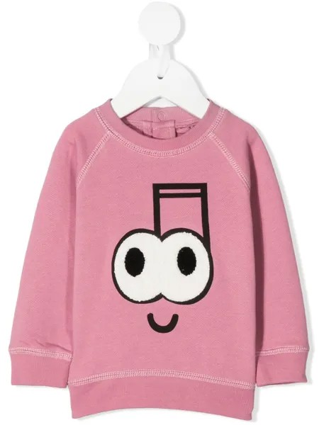 Stella McCartney Kids декорированная толстовка