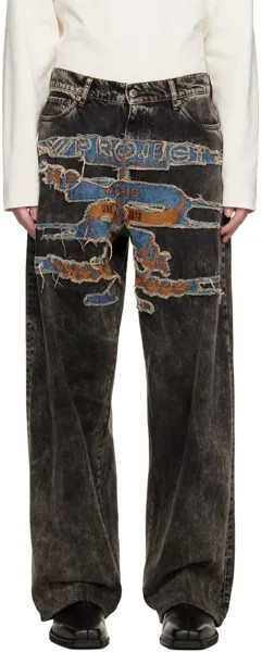 Черные парижские лучшие винтажные джинсы Y/Project