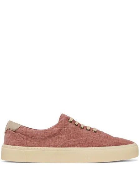 Brunello Cucinelli твиловые кеды, красный