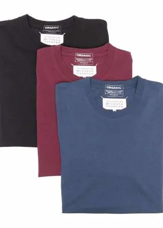 Maison Margiela комплект из трех футболок