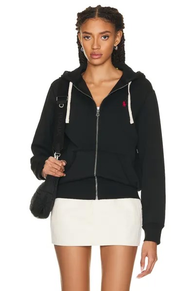 Свитер Polo Ralph Lauren Fleece Full-Zip Hoodie, цвет Polo Black
