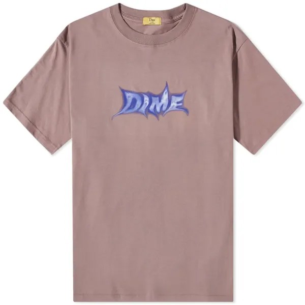 Футболка с призрачным шрифтом Dime