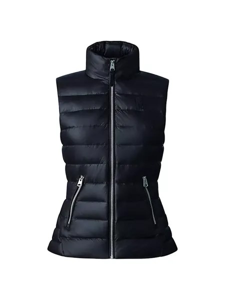 Легкий пуховый жилет Karly Sateen Mackage, черный
