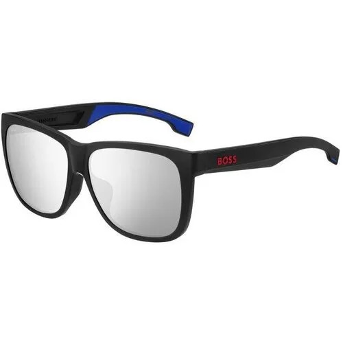 Солнцезащитные очки BOSS, голубой, черный
