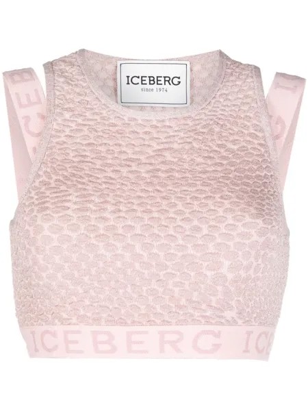 Iceberg фактурный укороченный топ