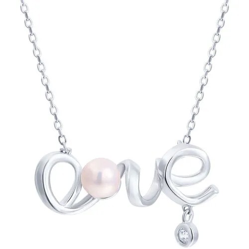 Колье ELEMENT47, серебро, 925 проба, длина 40 см.