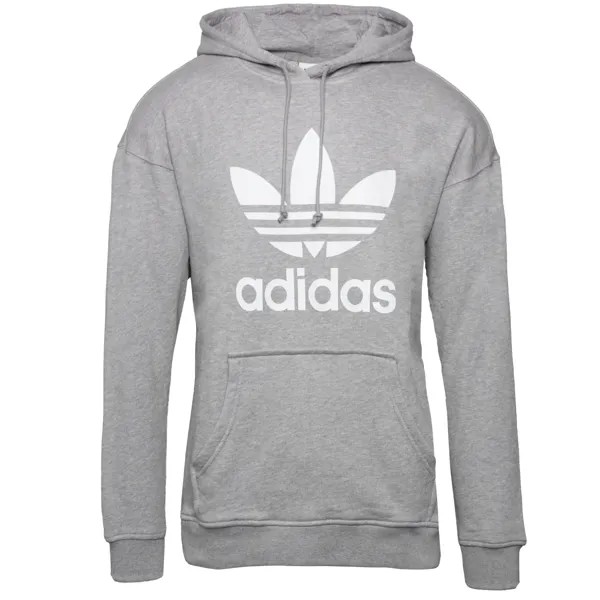 Толстовка Adidas originals Kapuzenpullover Trefoil, серый