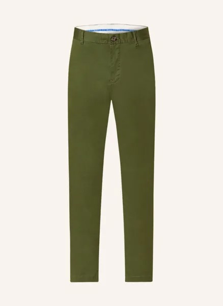Брюки чино SCOTCH & SODA Regular Slim Fit, темно-зеленый
