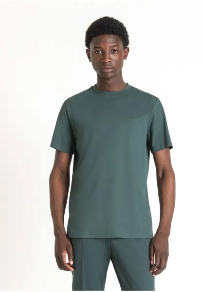 Футболка с принтом REGULAR FIT With LOGO Antony Morato, цвет bottle