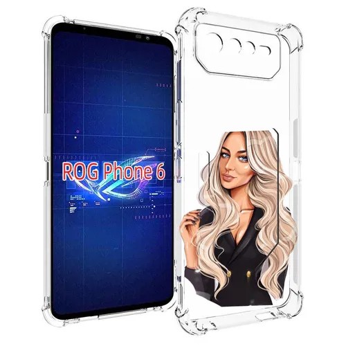 Чехол MyPads Платье-пиджак женский для Asus ROG Phone 6 задняя-панель-накладка-бампер