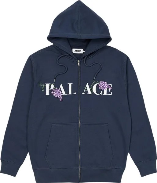 Толстовка Palace Grape Zip Hood 'Navy', синий