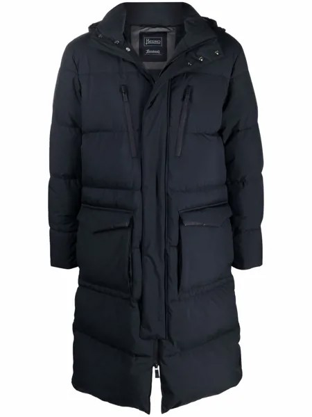 Herno padded down midi coat