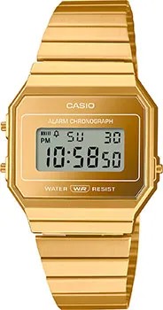 Японские наручные  мужские часы Casio A700WEVG-9A. Коллекция Vintage