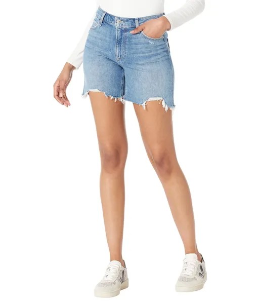 Шорты Paige, Sarah Longline Shorts in Wannabe Distressed/Dip Hem