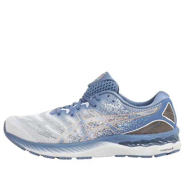 Кроссовки gel nimbus 23 золотые Asics, белый