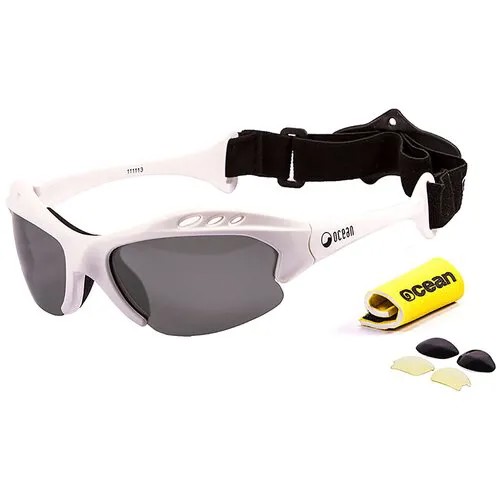 Солнцезащитные очки OCEAN OCEAN Mauricio Matt White / Grey Polarized lenses, белый