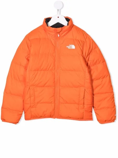 The North Face Kids пуховик с логотипом