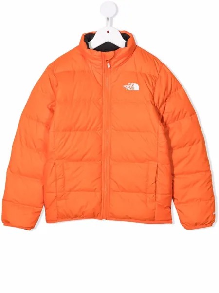 The North Face Kids пуховик с логотипом