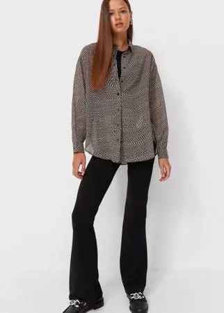 Stradivarius Рубашка Свободного Кроя Multicolor L