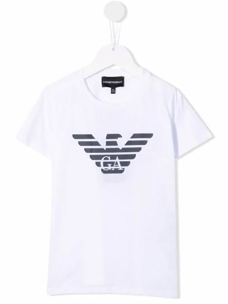 Emporio Armani Kids футболка с логотипом