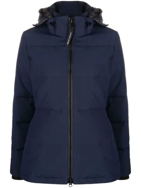 Canada Goose пуховик с капюшоном, синий