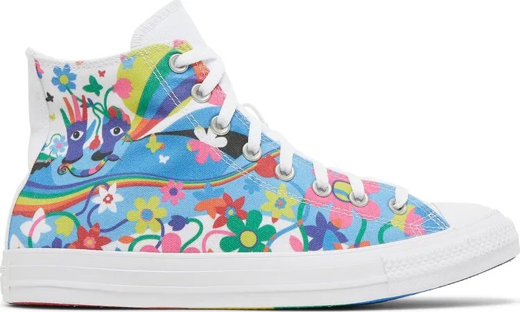 Кроссовки Converse Chuck Taylor All Star High Pride, разноцветный