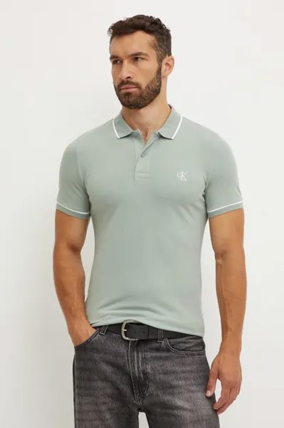 Поло Calvin Klein Jeans, серый