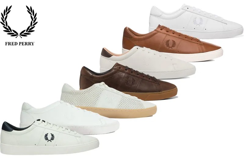 Мужские кожаные туфли Fred Perry Spencer, повседневные кроссовки NEW Authentic