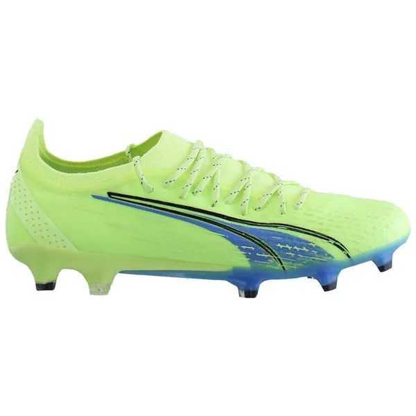 Мужские зеленые футбольные бутсы Ultra Ultimate fg/ag Puma, зеленый