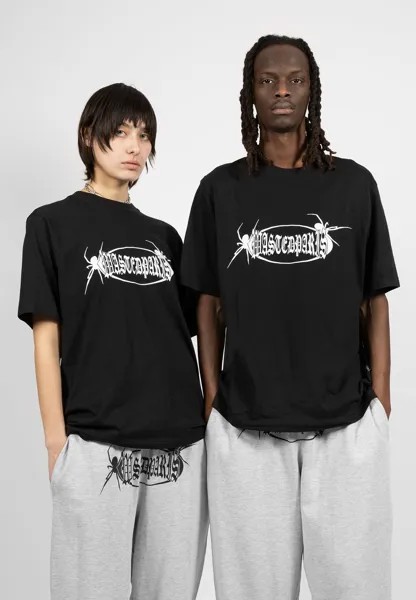 Футболка с принтом BOILER UNISEX Wasted Paris, цвет black