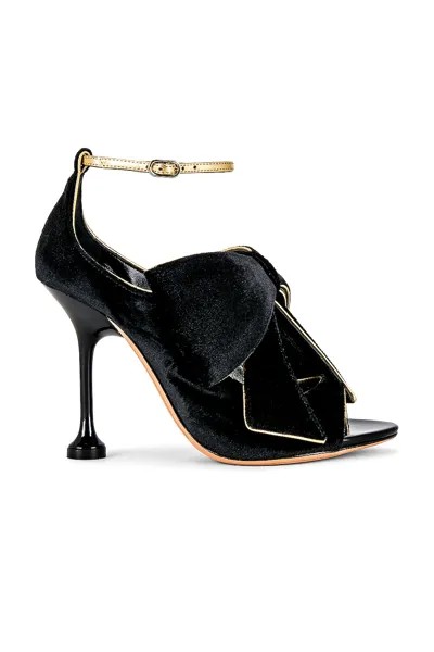 Сандалии Alexandre Birman Lupita 100, цвет Black & Oro