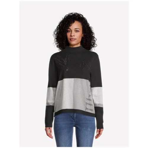 Пуловер женский, BETTY BARCLAY, модель: 5542/2633, цвет: черный/серый, размер: 44