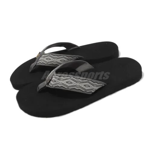 Teva M Mush II 2 Quincy Dark Grey Men Flip Flop Sandals Slippers 4168-QDGR