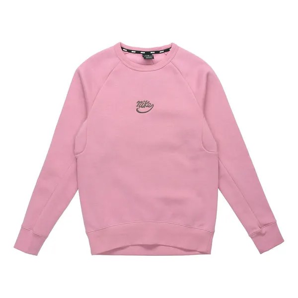 Толстовка Nike SB Icon Skateboard Fleece Round Neck Pullover Pink, розовый