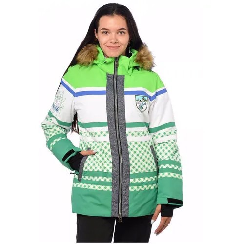 Горнолыжная куртка женская AZIMUTH 15515 (Зеленый 152/48)