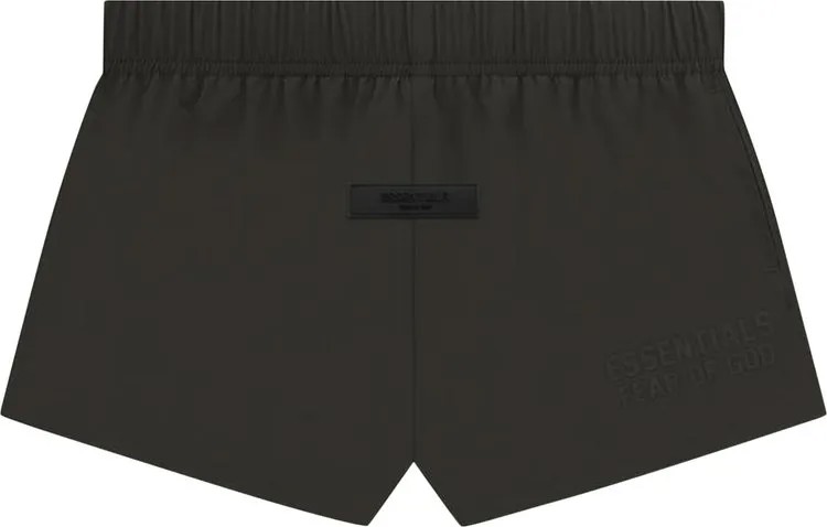 Шорты Fear of God Essentials Running Nylon Short Off Black, черный