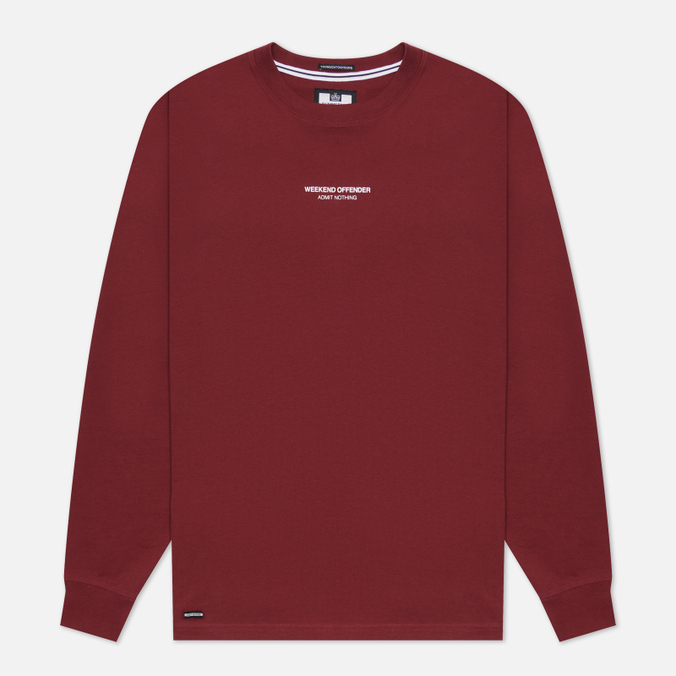 Лонгслив мужской Weekend Offender TSAW2109 бордовый XL